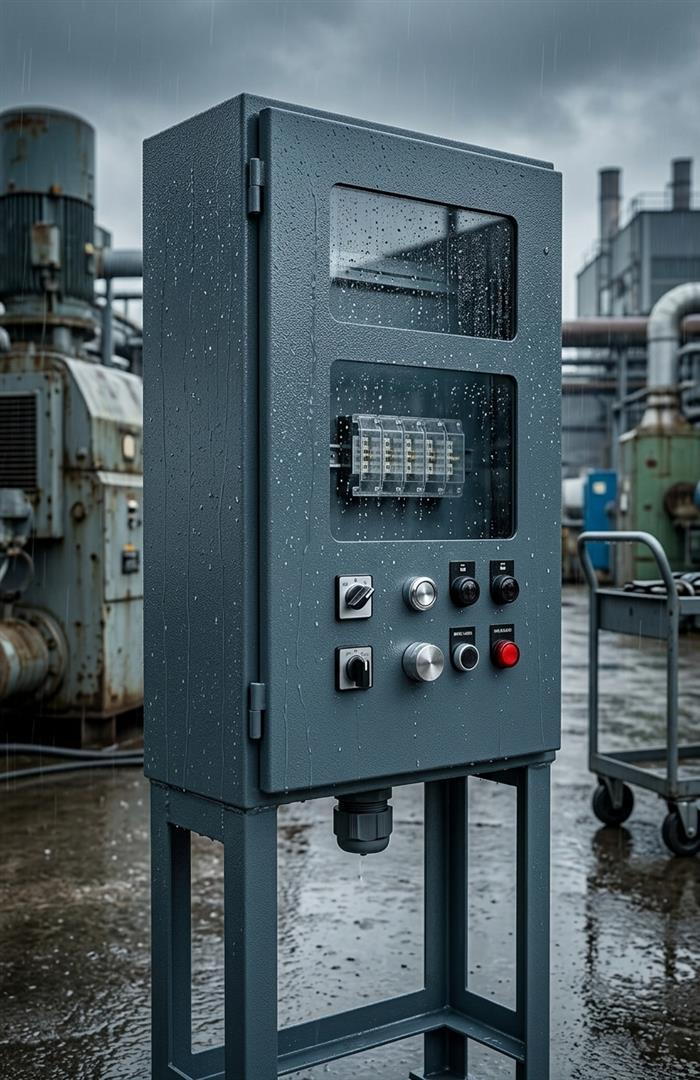 RAL 7012 Bazalt Gri — elektrik panoları ve kontrol kabinleri